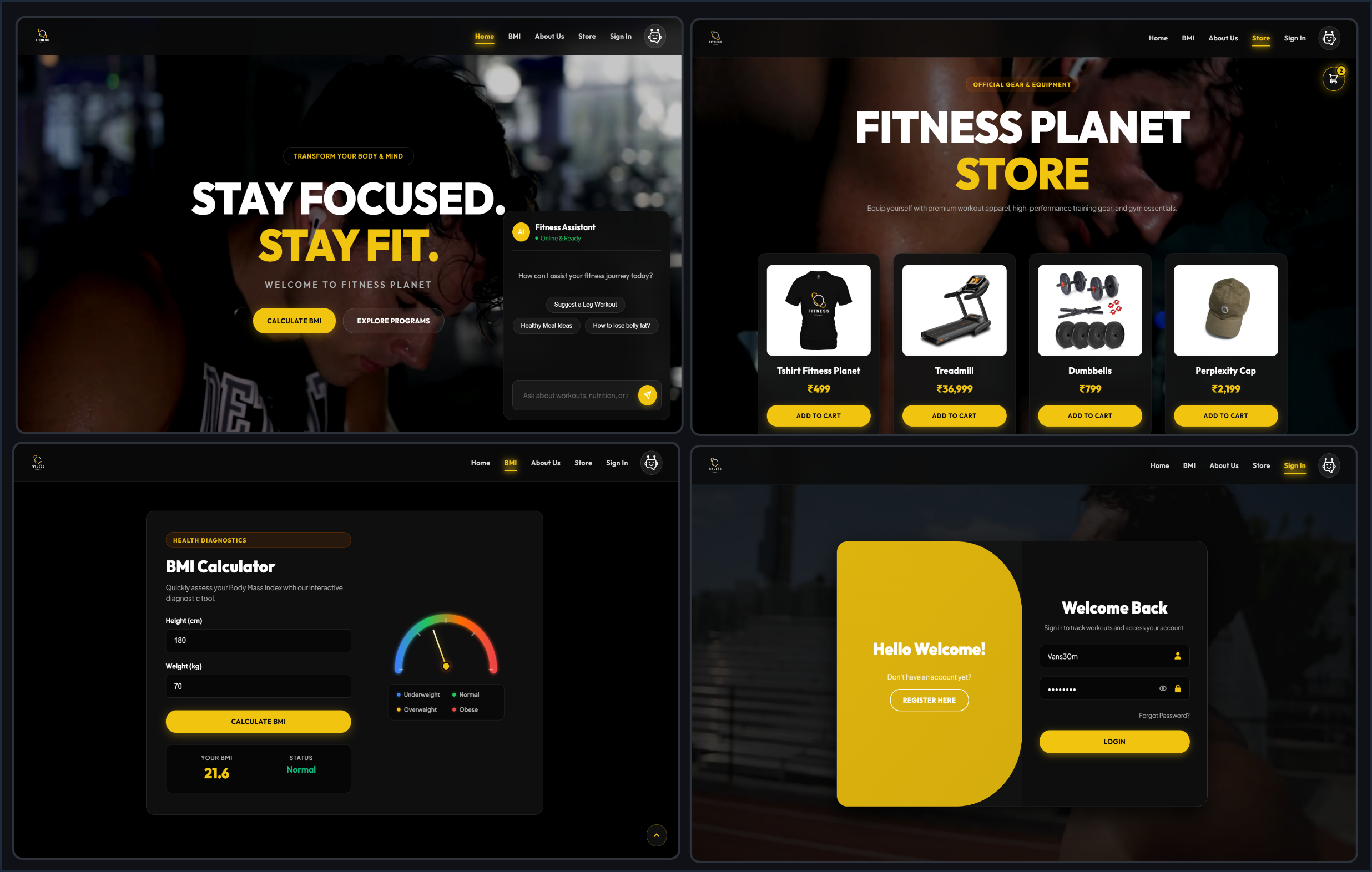 Fitness Planet Dashboard